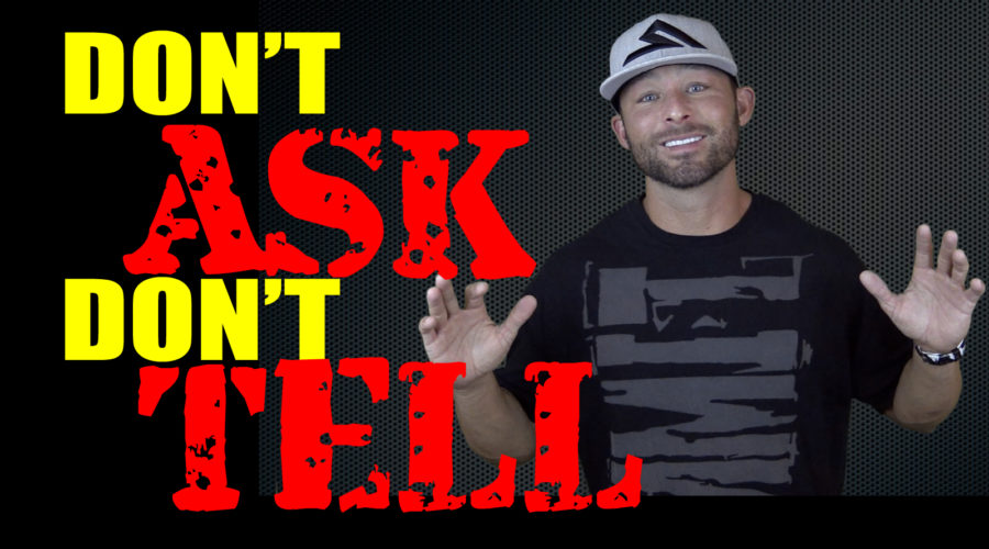 ZAC GRIFFITH DON’T ASK DON’T TELL